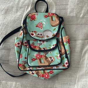 Sloth backpack purse